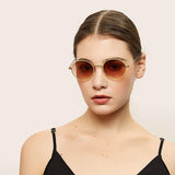 Retro Round Rimless Women's Sunglasses