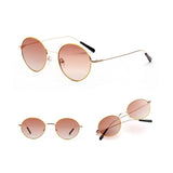 Retro Round Rimless Women's Sunglasses