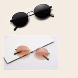 Retro Round Rimless Women's Sunglasses
