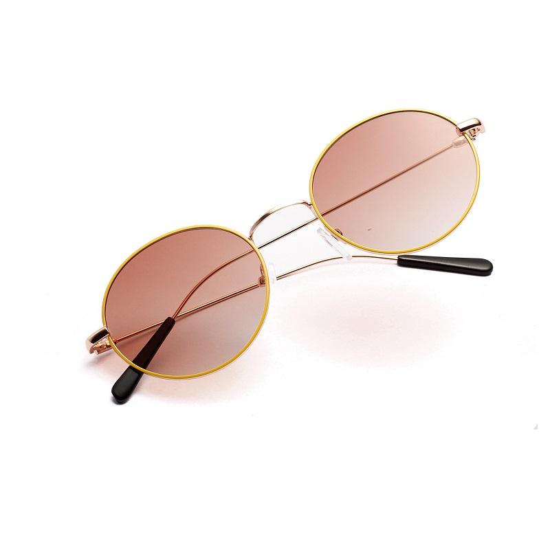 Retro Round Rimless Women's Sunglasses