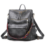 Retro PU Women's Backpack