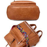 Retro PU Women's Backpack