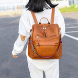 Retro PU Women's Backpack