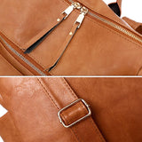 Retro PU Women's Backpack