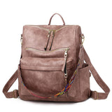 Retro PU Women's Backpack