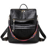 Retro PU Women's Backpack
