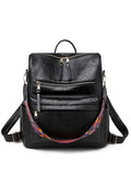 Retro PU Women's Backpack