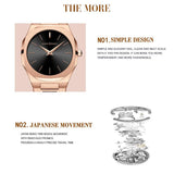 Square Dial Waterproof Women's Watch