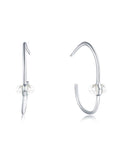 Rough Quartz&Cystal Earrings