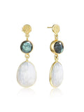 Natural Labradorite Earrings