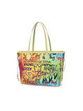 Large Capacity Graffiti Handbag