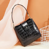 Fashion Crocodile Pattern Handbag