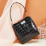 Fashion Crocodile Pattern Handbag
