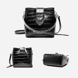 Fashion Crocodile Pattern Handbag