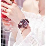Rotatable Swan Pattern Dial Women's Watch