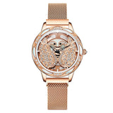 Rotatable Swan Pattern Dial Women's Watch