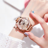 Rotatable Swan Pattern Dial Women's Watch