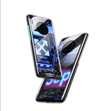 Suitable for iPhone XS Max to flash glass case Apple 7p 8p voice controlled luminous case