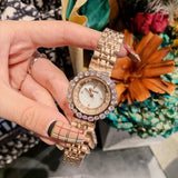 Fashion Inlaid Quicksand Dial Women's Watch