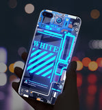 Suitable for iPhone XS Max to flash glass case Apple 7p 8p voice controlled luminous case