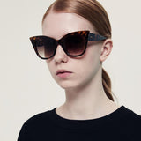 Cat's Eye Pattern Sunglasses