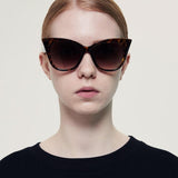 Cat's Eye Pattern Sunglasses