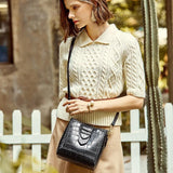 Fashion Crocodile Pattern Handbag