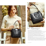Fashion Crocodile Pattern Handbag