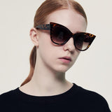Cat's Eye Pattern Sunglasses