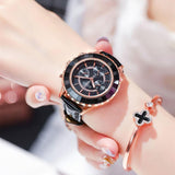 Leisure Leather Strap Women's Watch