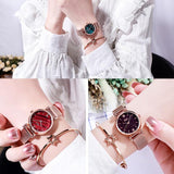 Starry Sky Milan Strap Women's Watch