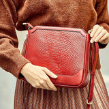 Fashion Crocodile Pattern Handbag