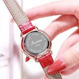 Rotatable Diamond Dial Women's Watch