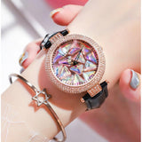 Rotatable Colorful Dial Rhinestone Women's Watch