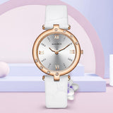 Simple Dial With Rhinestone Scale Women's Watch