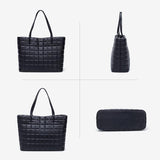 Rhombus Lattice Large Capacity Bag