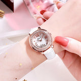 Rotatable Diamond Dial Women's Watch
