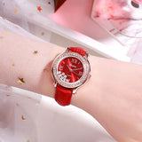 Rotatable Diamond Dial Women's Watch