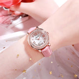 Rotatable Diamond Dial Women's Watch