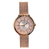 Shining Dial Mesh Strap Women's Wristwatch