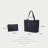 Rhombus Lattice Large Capacity Bag