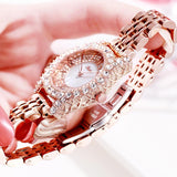 Personality Zircon With Scale Women's Watch