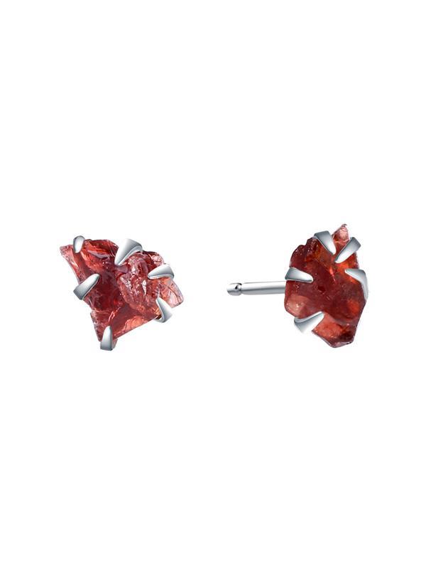 Rough Quartz Ear Stud