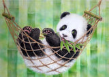 F&S Diamond Painting Store Panda in the Hammock