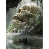 F&S Diamond Painting Store Skull in River