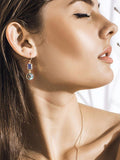 Vintage Natural Labradorite Earrings