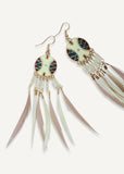 Bohemian Style Feather Earrings
