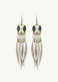 Bohemian Style Feather Earrings