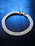 Multi Row Zircon Bracelet