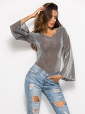 Long-sleeved Slim One-piece Top